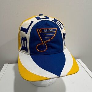 Vintage Twins Enterprise St. Louis Blues Snapback Hat RARE SnapBack NHL